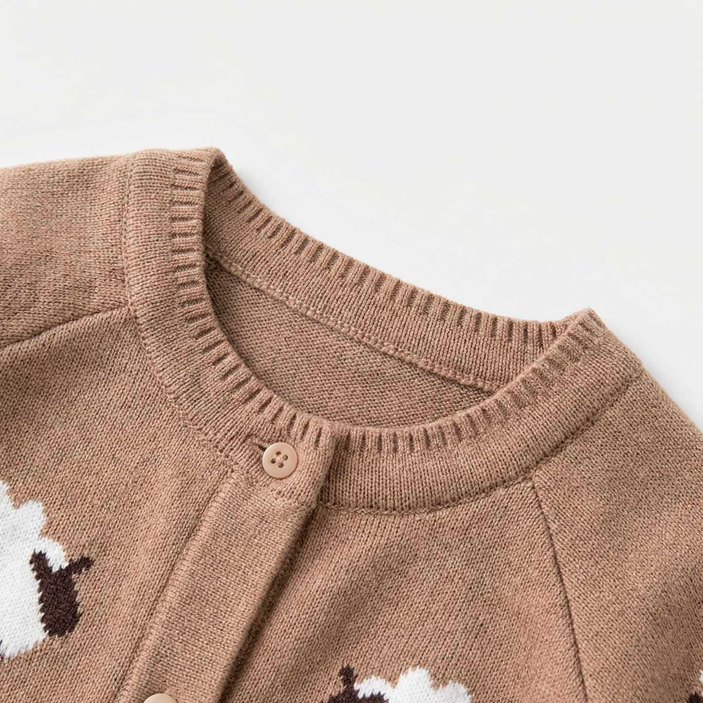 Little Lamb Knit Baby Romper