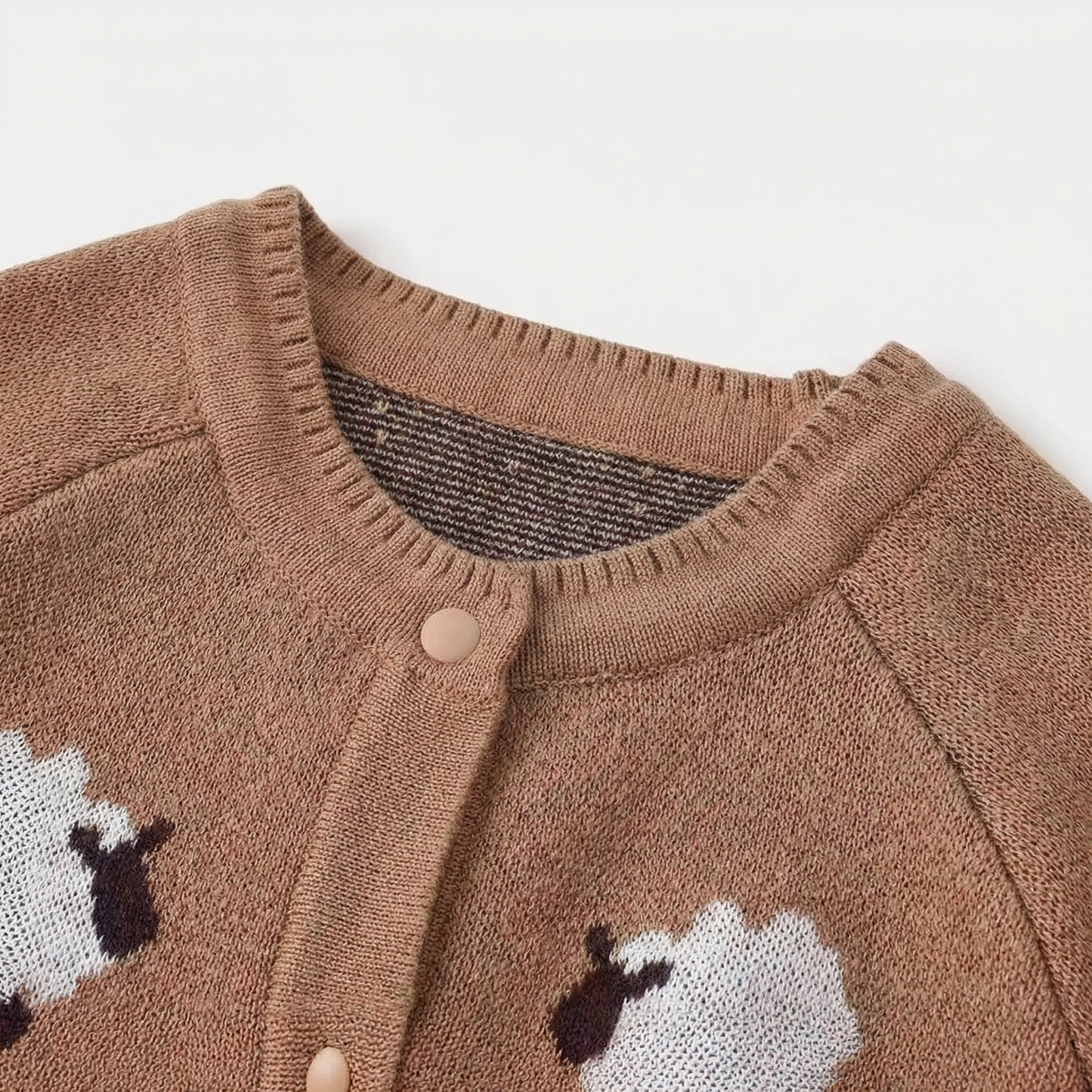 Little Lamb Knit Baby Romper