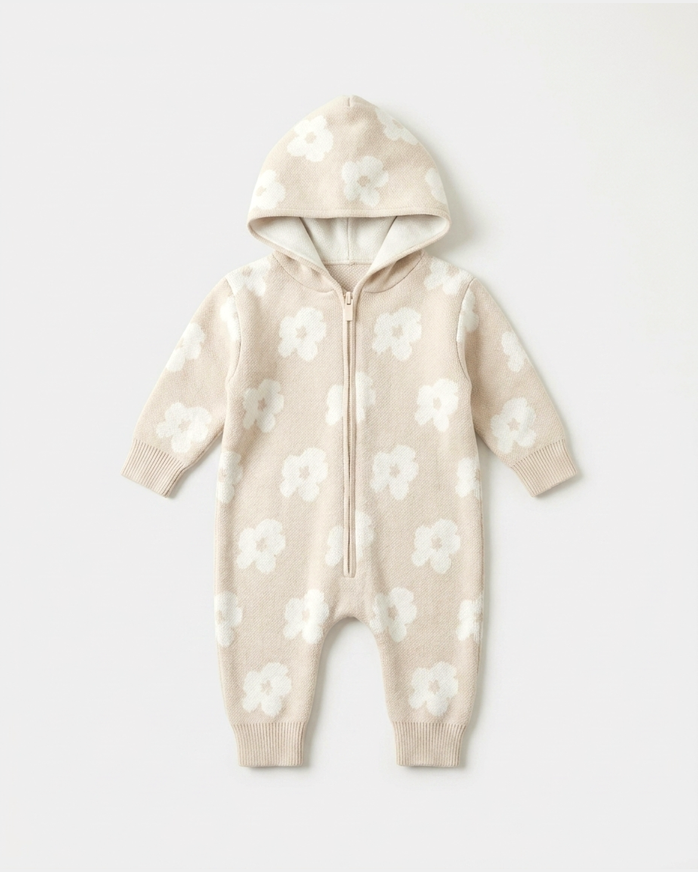 PerfectBaby™ Flower Knit Romper — photo 1