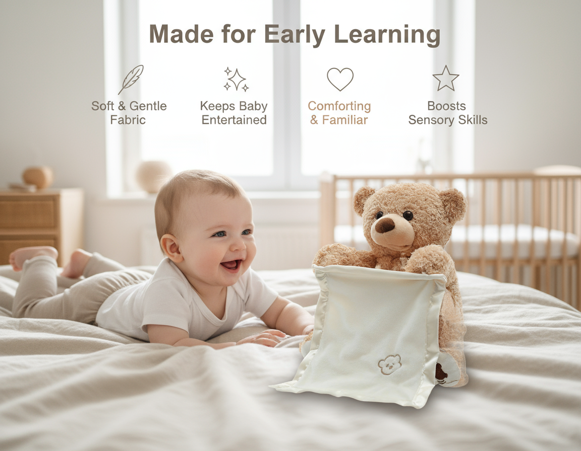 Peekaboo Singing Bear