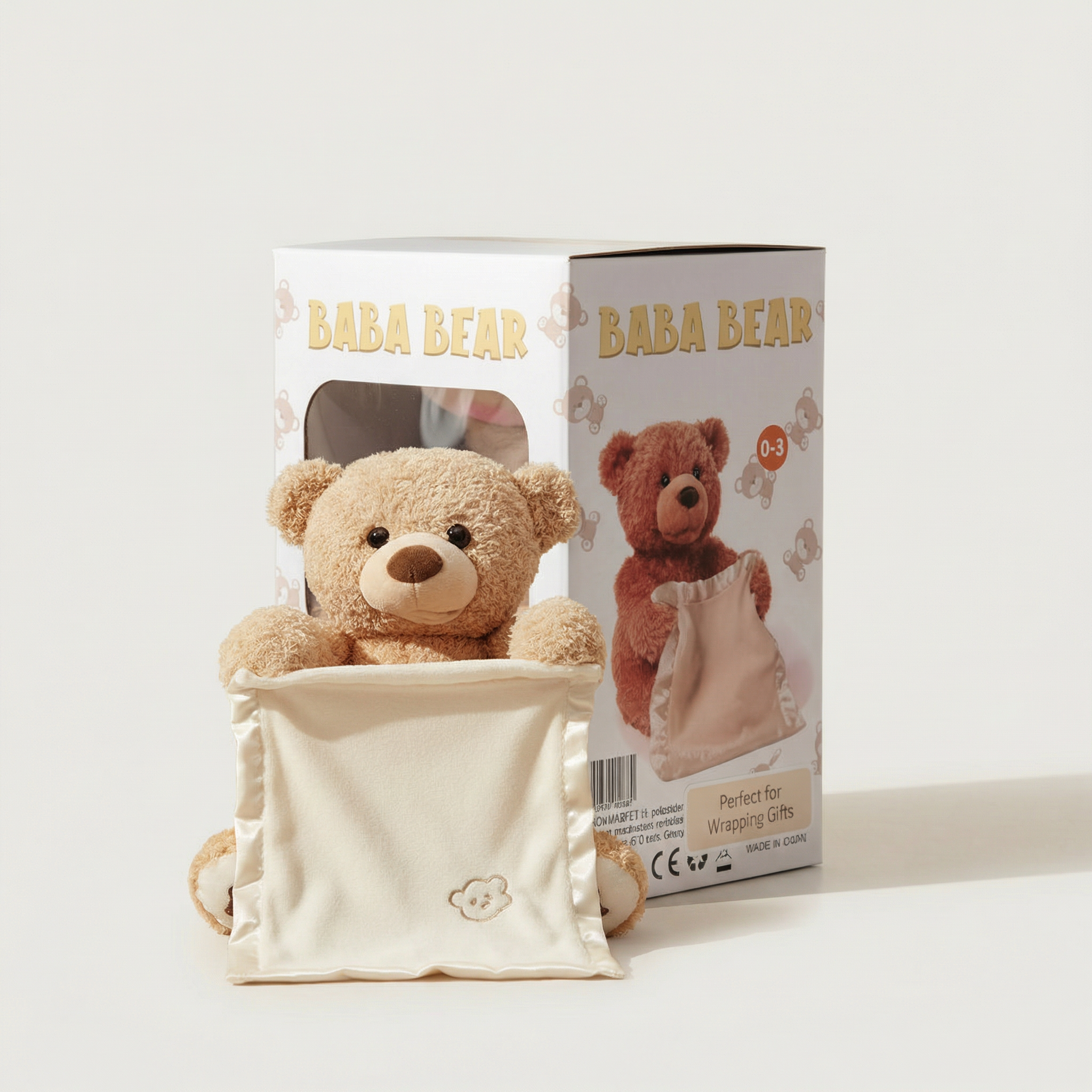 Peekaboo Singing Moving Bear interactive baby toy by PerfectBaby™