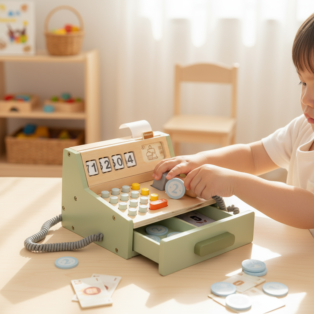 PerfectBaby™ Wooden Cash Register