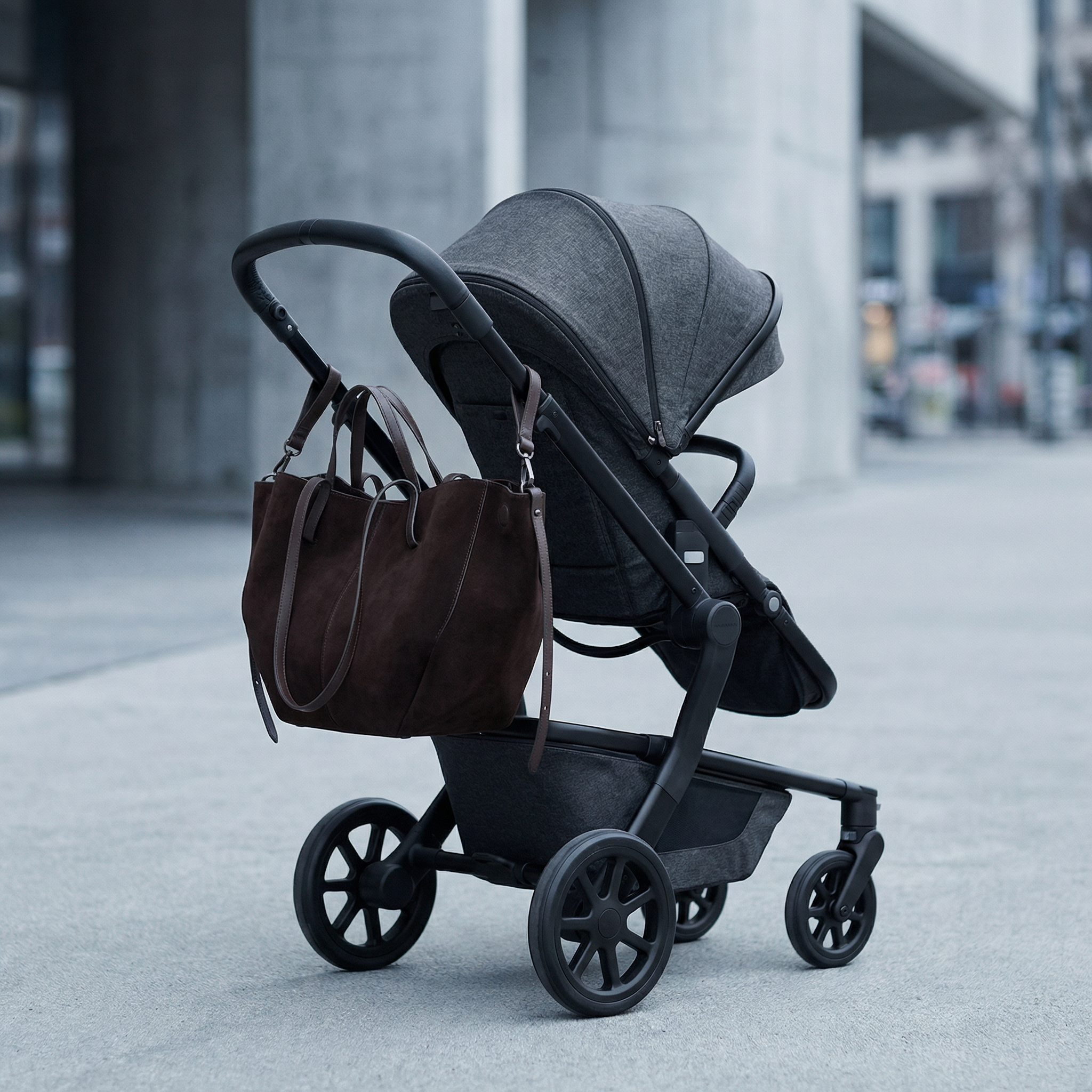 Leather Mother Bag premium diaper bag by PerfectBaby™