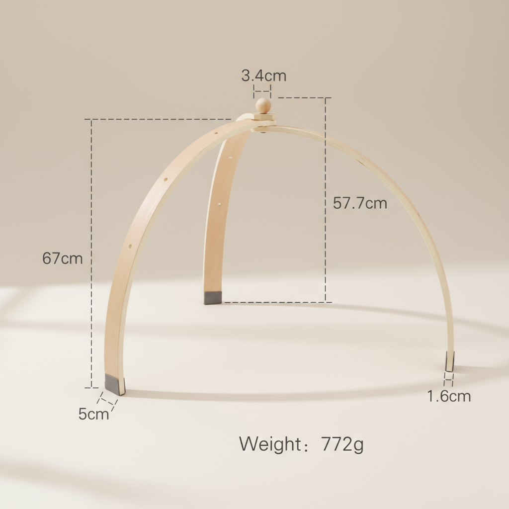 PerfectBaby™ Dream Arch Play Gym premium Montessori baby gym