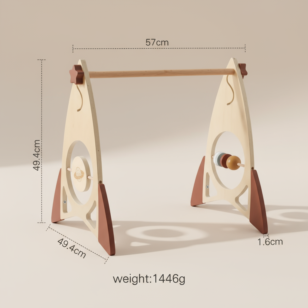 PerfectBaby™ Dream Arch Play Gym premium Montessori baby gym