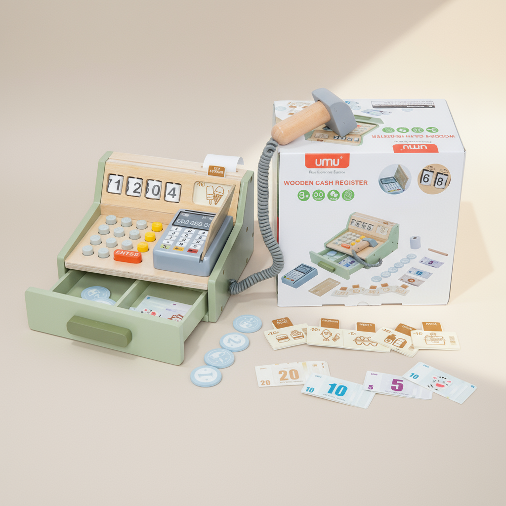 PerfectBaby™ Wooden Cash Register