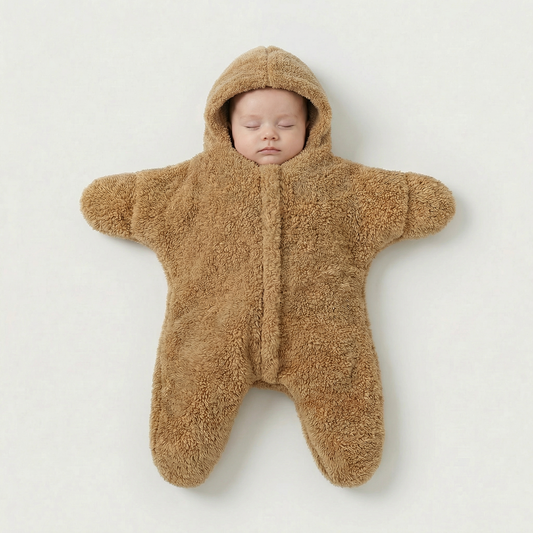 Brown Starfish Baby Sleeping Cocoon