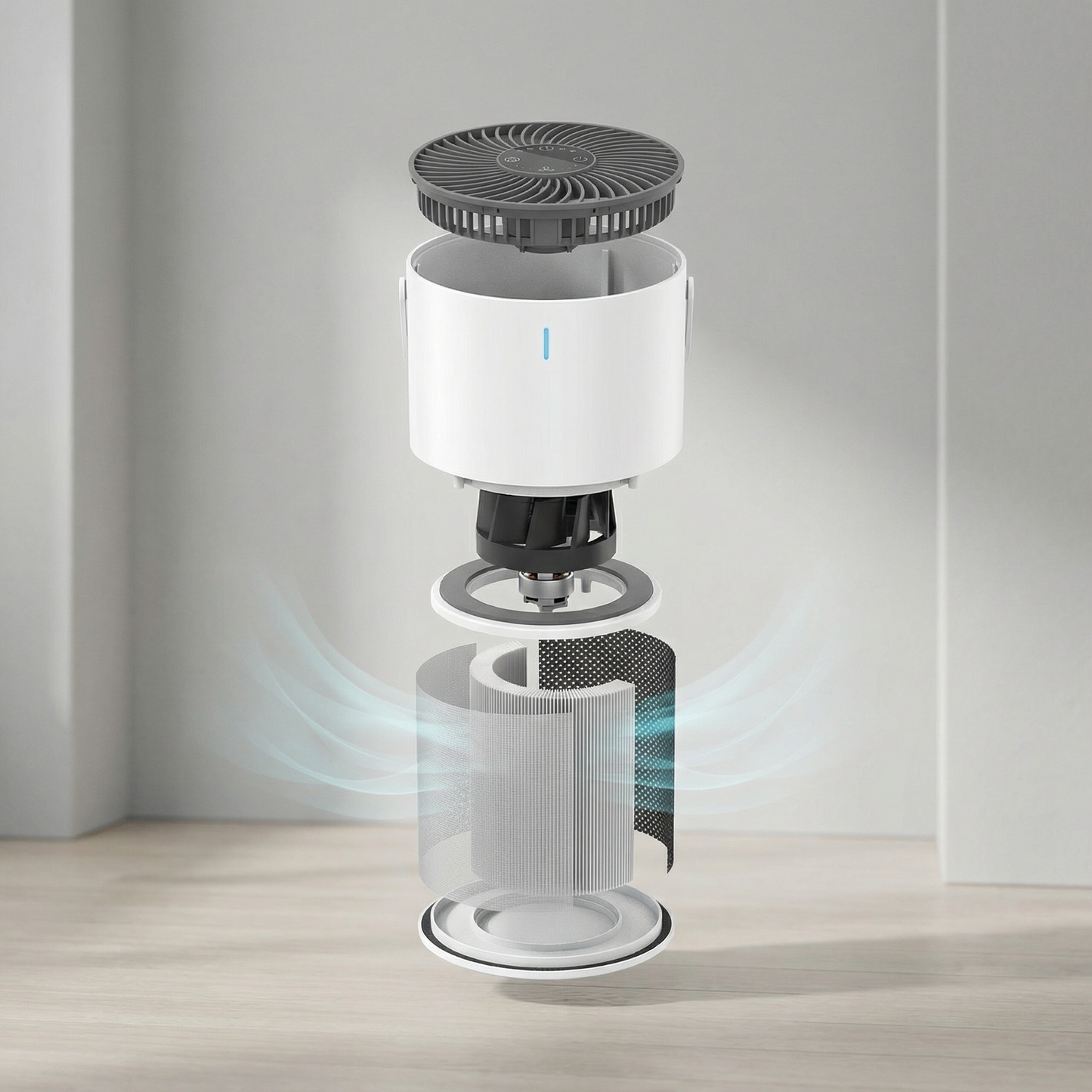 Smart HEPA Air Purifier clean nursery air by PerfectBaby™