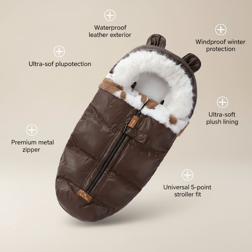 PerfectBaby™ LeatherBear – Beige — photo 4