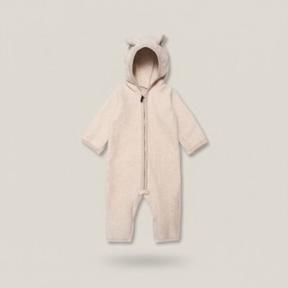 PerfectBaby™ Merino Wool Bear-Ear Romper