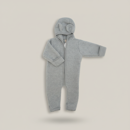 PerfectBaby™ Merino Wool Bear-Ear Romper