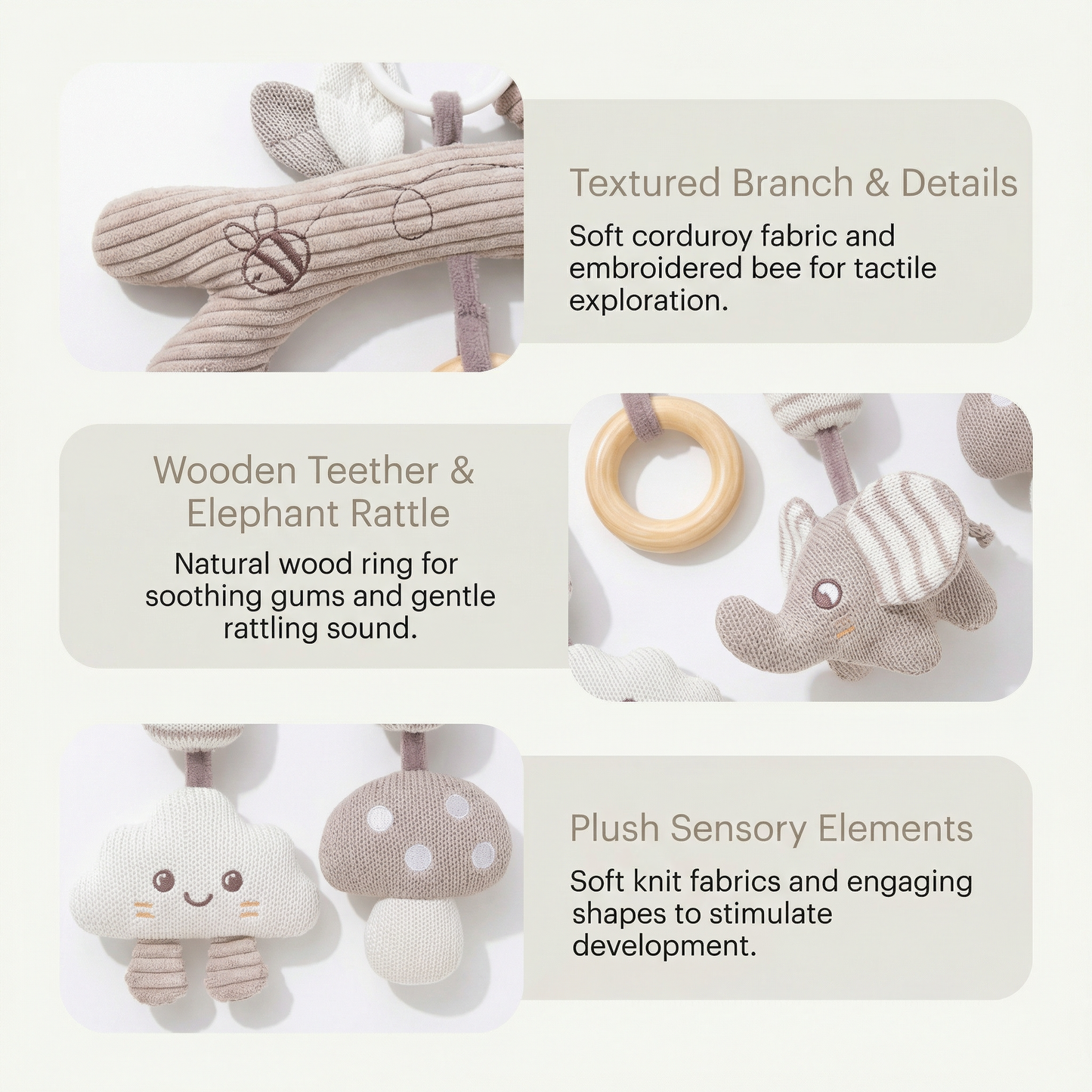 Organic Cotton Musical Toy