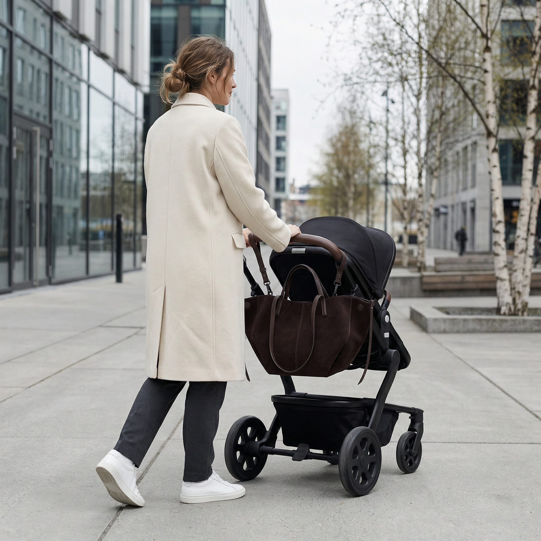 Leather Mother Bag premium diaper bag by PerfectBaby™