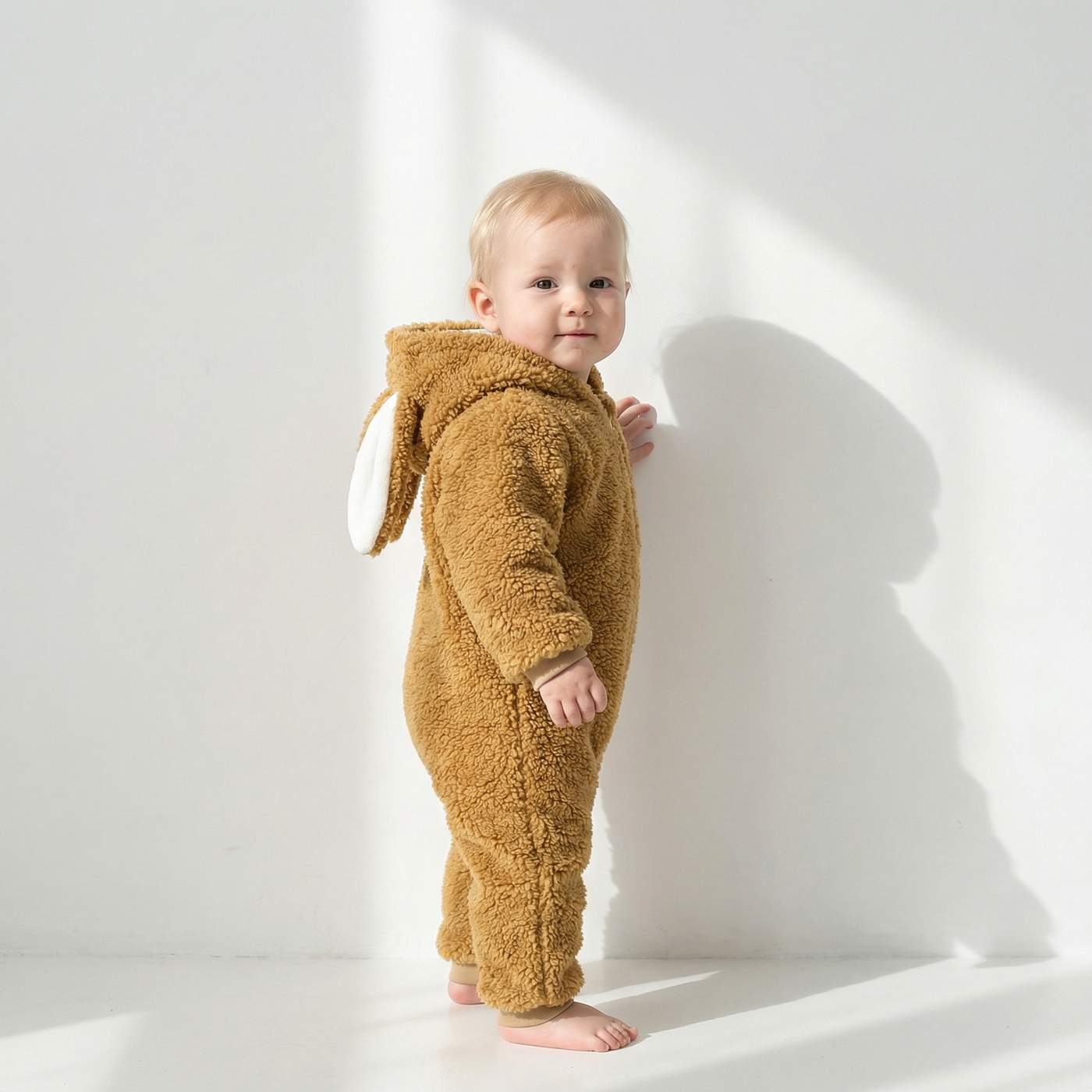 PerfectBaby™ Cashmere Cozy Bunny Romper — photo 3