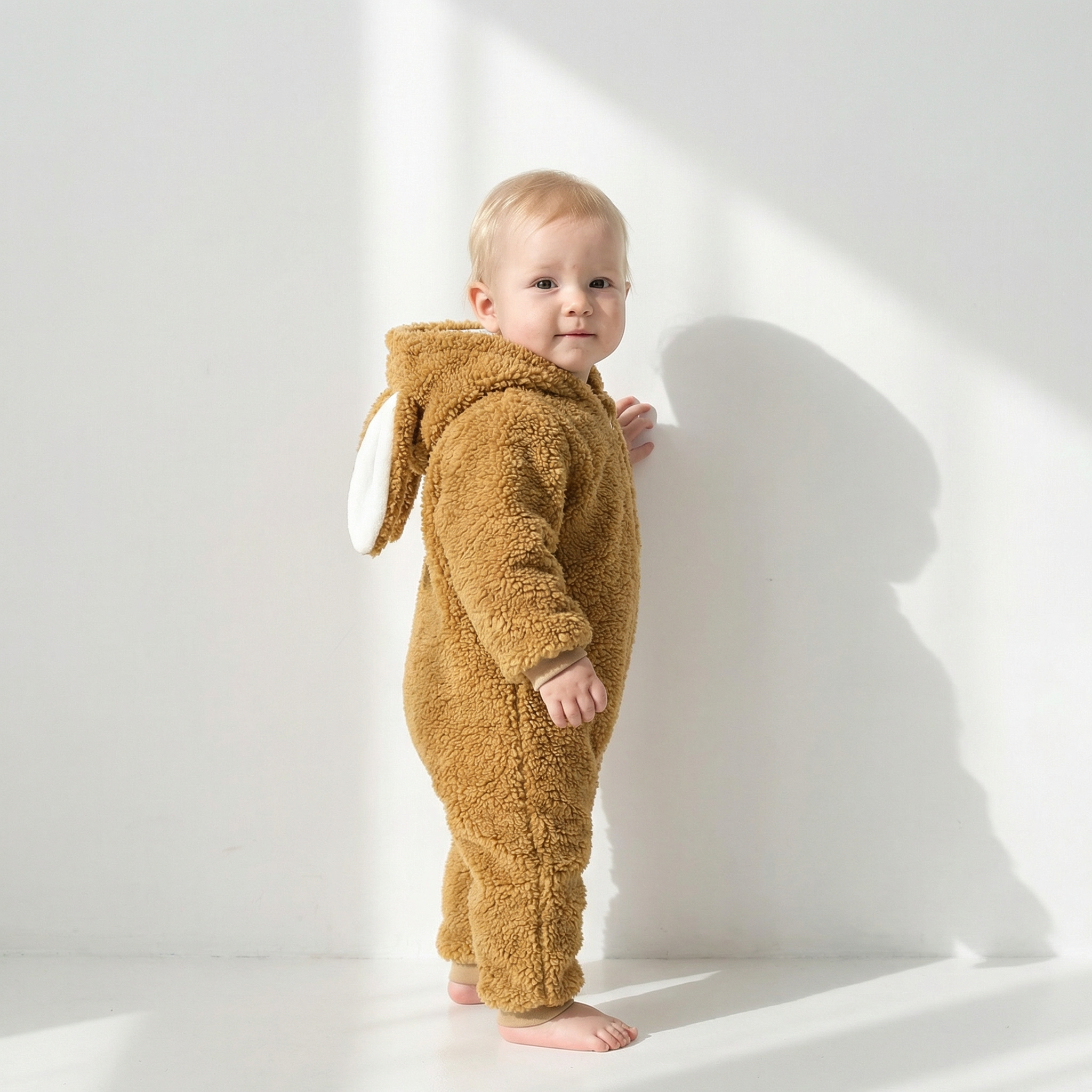 PerfectBaby™ Cashmere Cozy Bunny Romper premium baby outfit