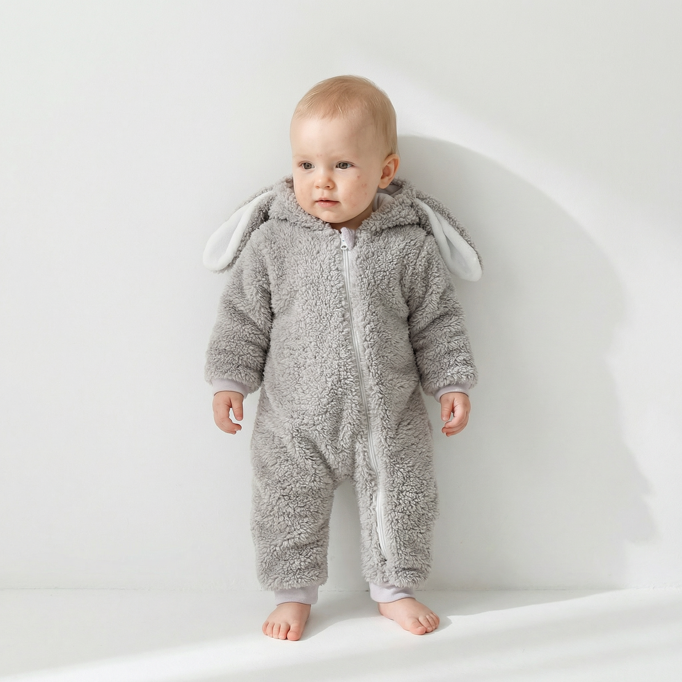 PerfectBaby™ Cashmere Cozy Bunny Romper — photo 4