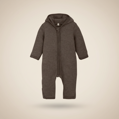 PerfectBaby™ Merino Wool Bear-Ear Romper