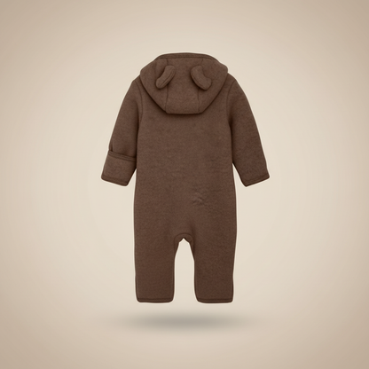 PerfectBaby™ Merino Wool Bear-Ear Romper