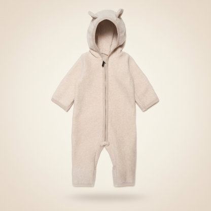 PerfectBaby™ Merino Wool Bear-Ear Romper