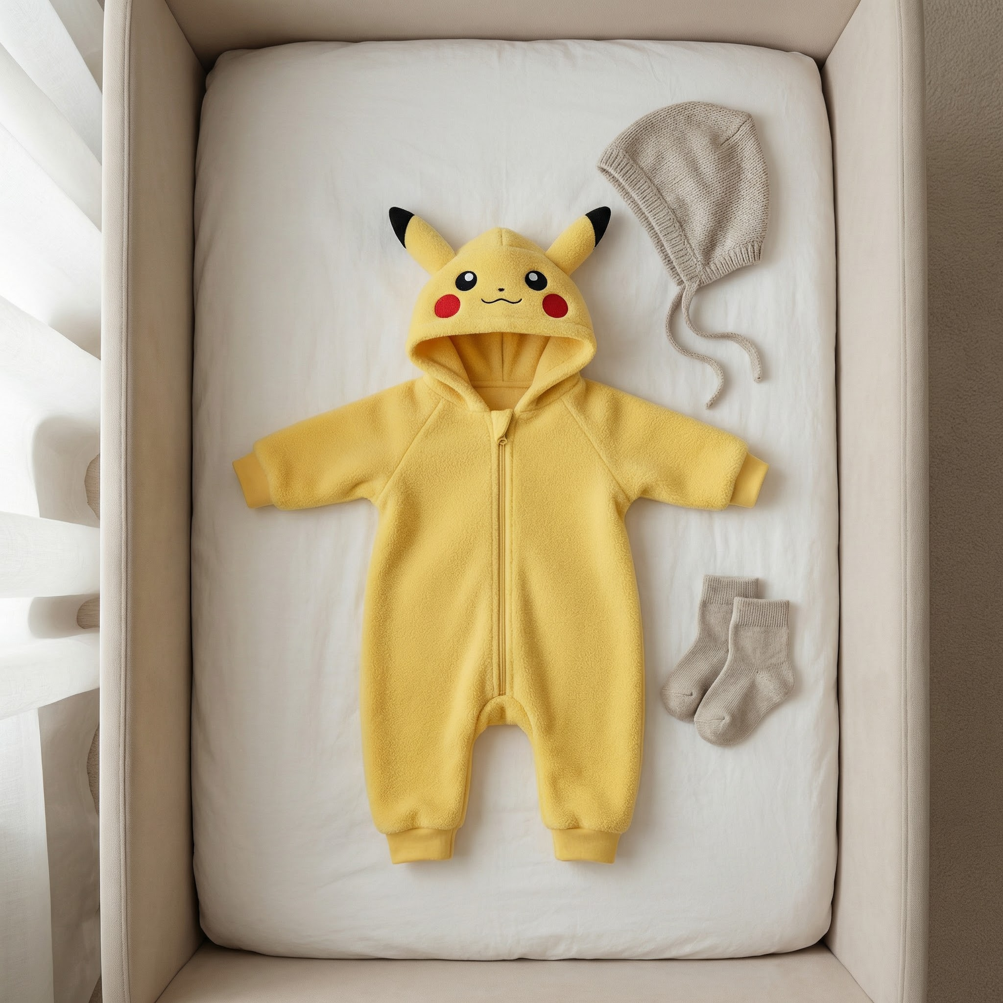 Pikachu Baby Jumpsuit plush baby outfit by PerfectBaby™