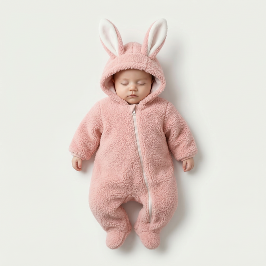 PerfectBaby™ Cashmere Cozy Bunny Romper