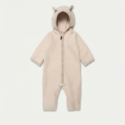 PerfectBaby™ Merino Wool Bear-Ear Romper