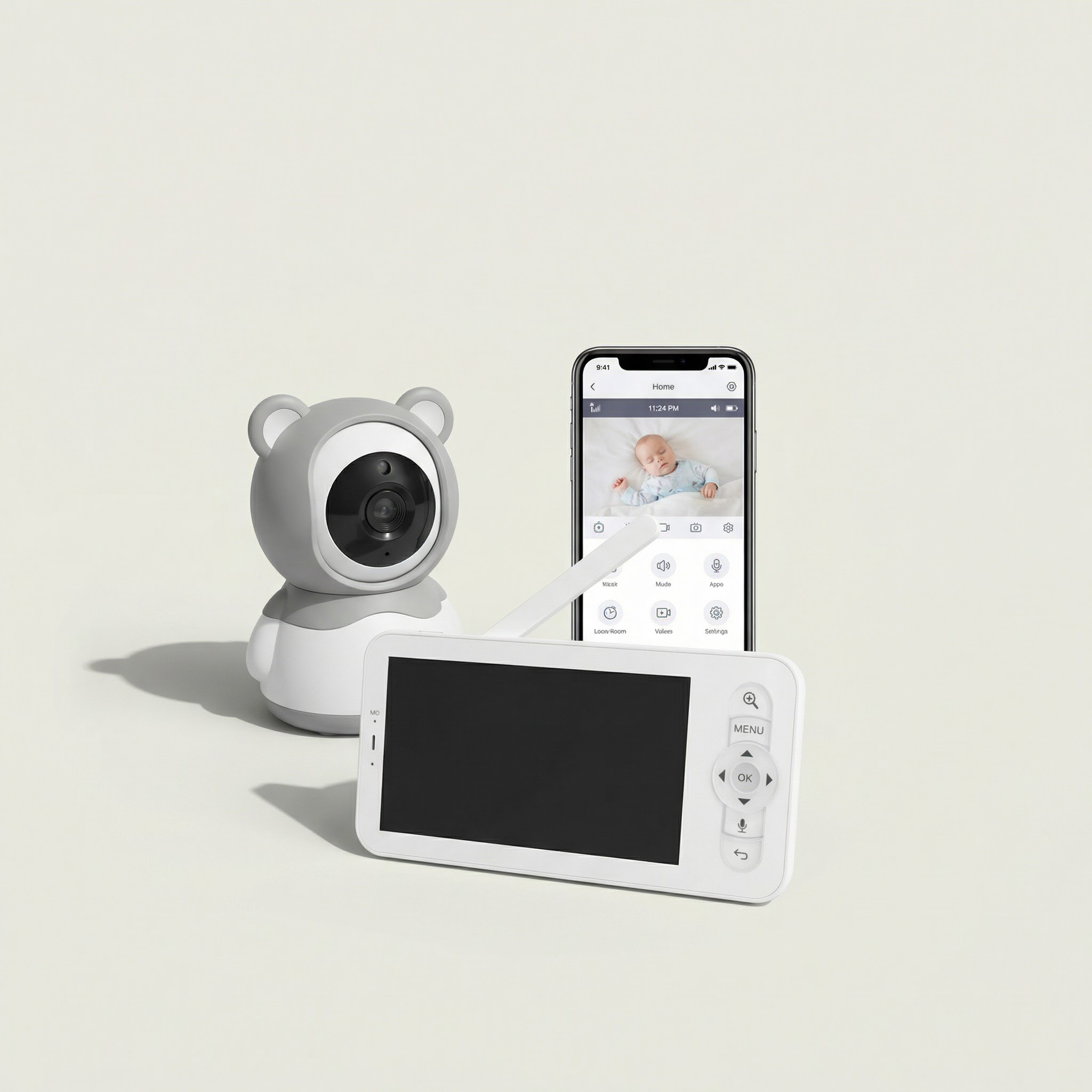 Guardian Baby Monitor 2-in-1 smart baby monitor by PerfectBaby™