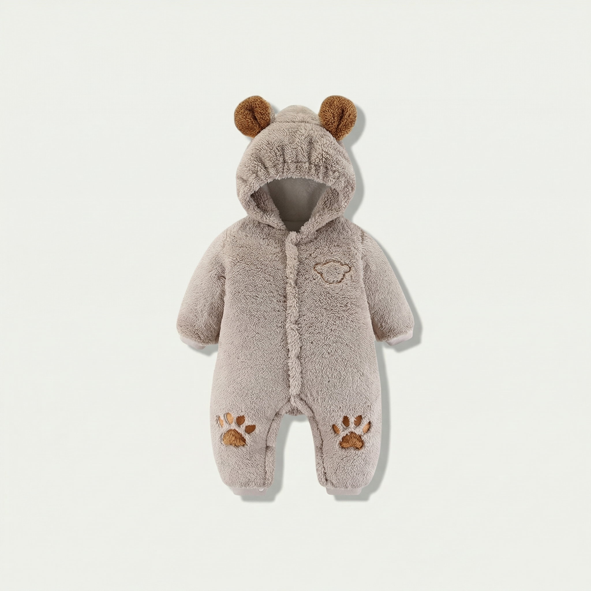 Bear Jumpsuit premium plush baby outfit by PerfectBaby™