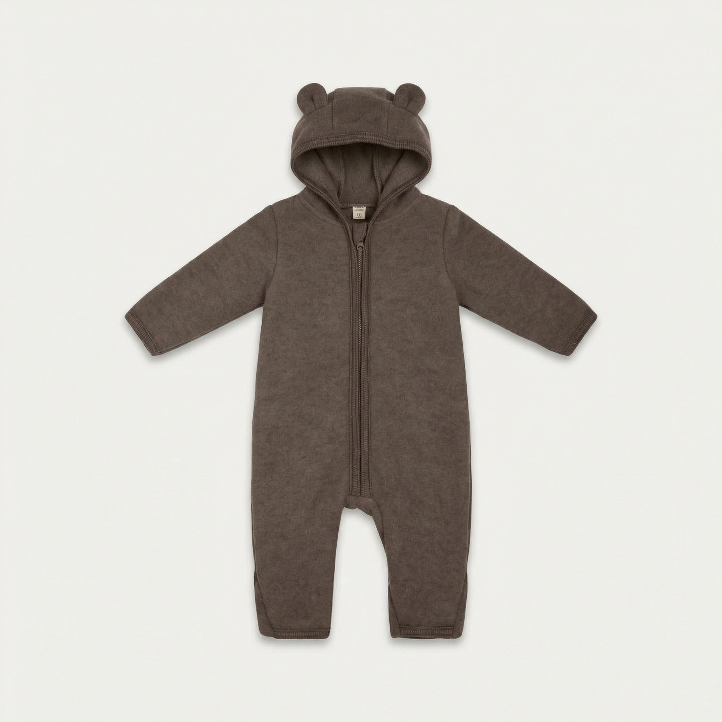 PerfectBaby™ Merino Wool Bear-Ear Romper