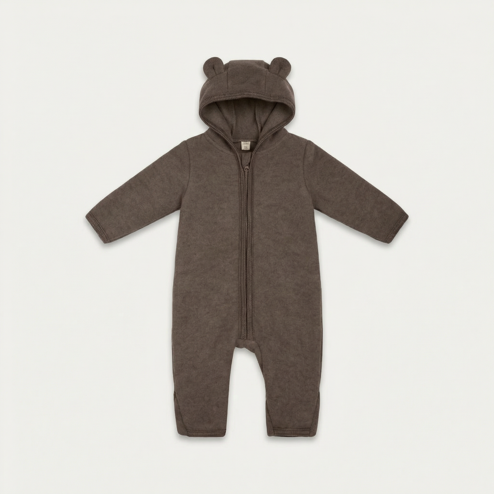 PerfectBaby™ Merino Wool Bear-Ear Romper — photo 2