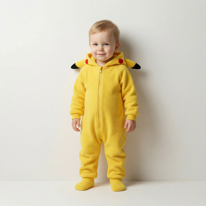 Pikachu Baby Jumpsuit plush baby outfit by PerfectBaby™