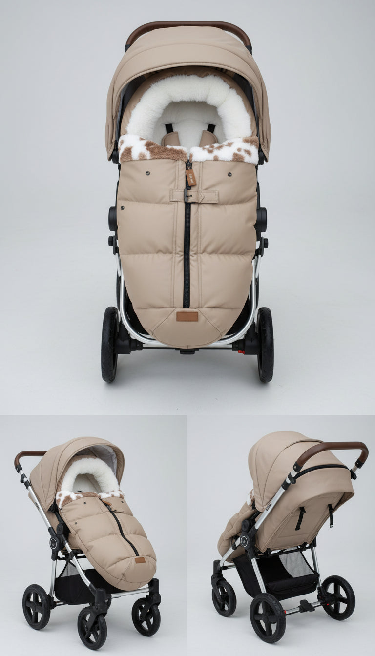 PerfectBaby™ LeatherBear Footmuff premium stroller footmuff