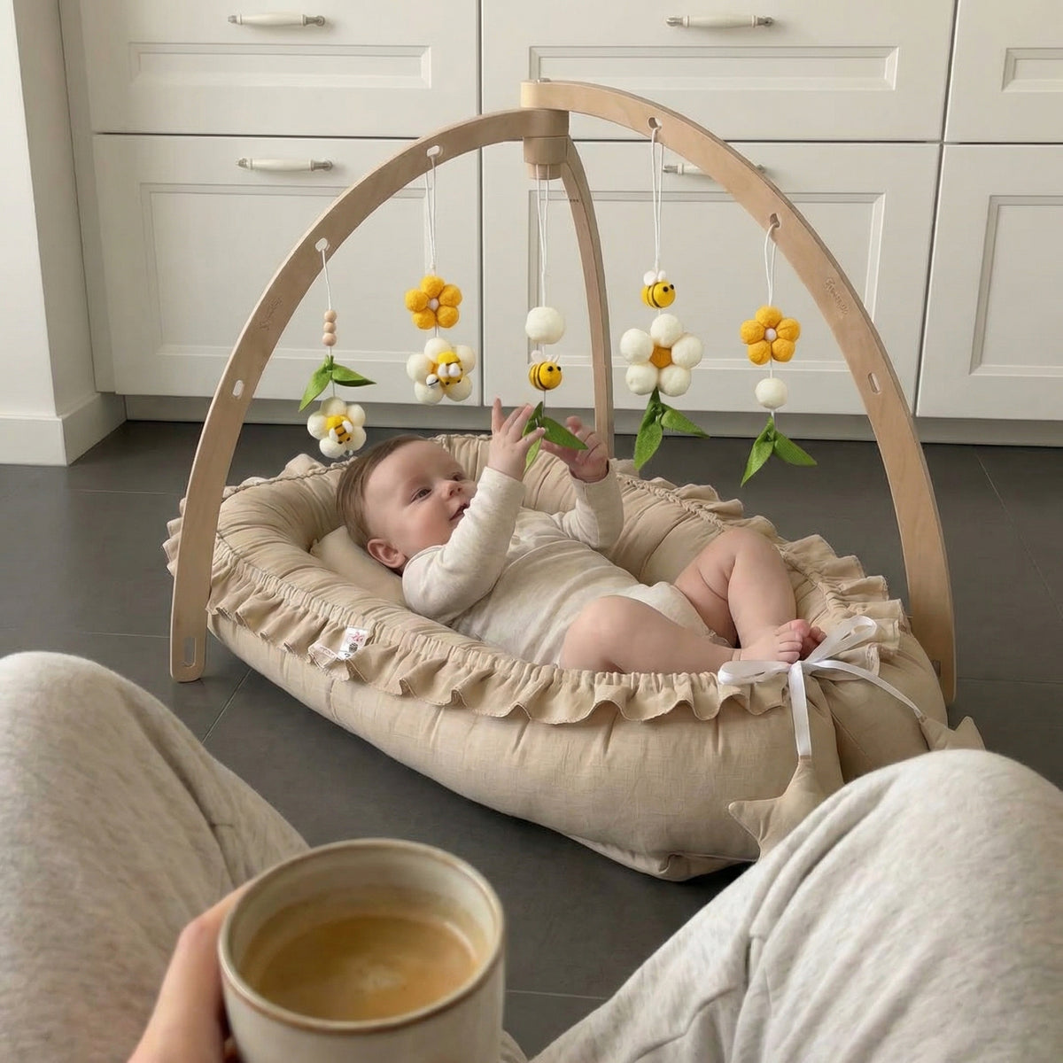 PerfectBaby™ Dream Arch Play Gym premium Montessori baby gym
