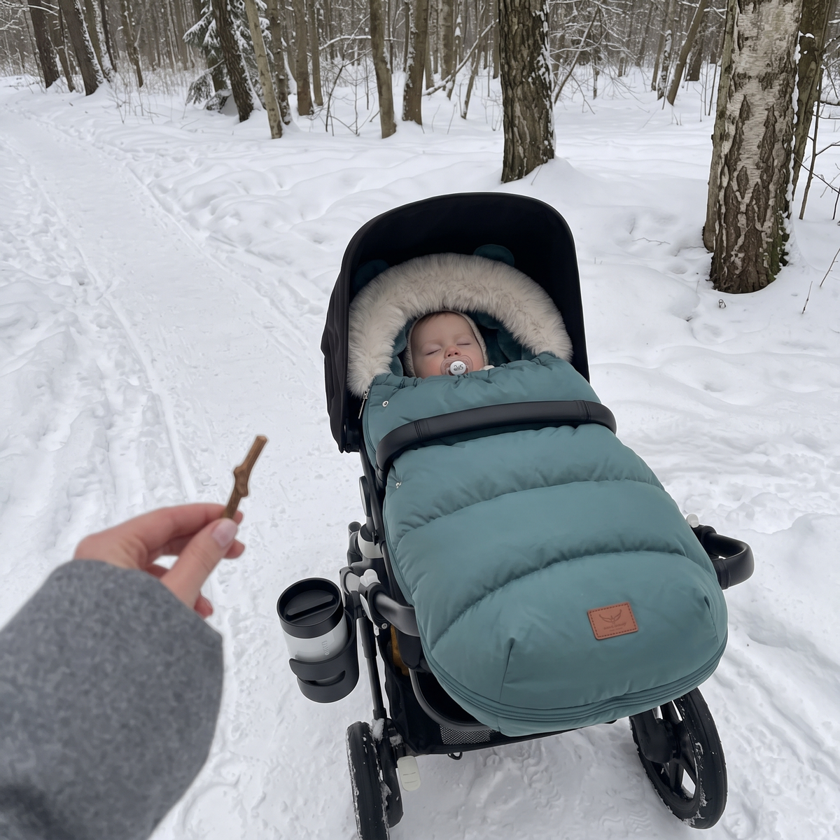 PerfectBaby™ BearWarm –  Dusty Teal — photo 2