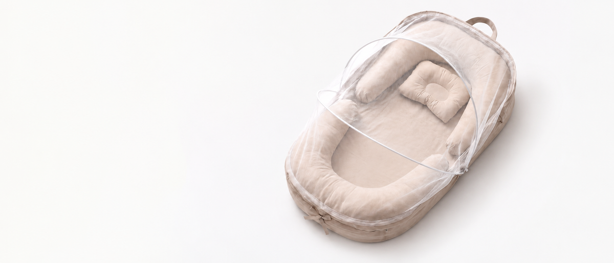 PerfectBaby nests collection — white studio product photograph