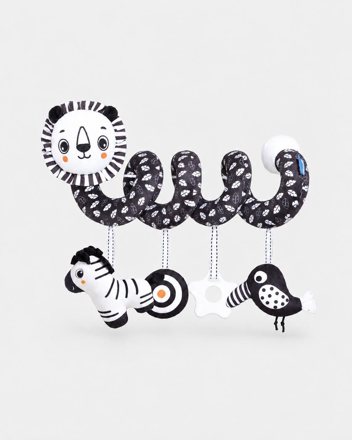 PerfectBaby Black & White Spiral Toy — Lion