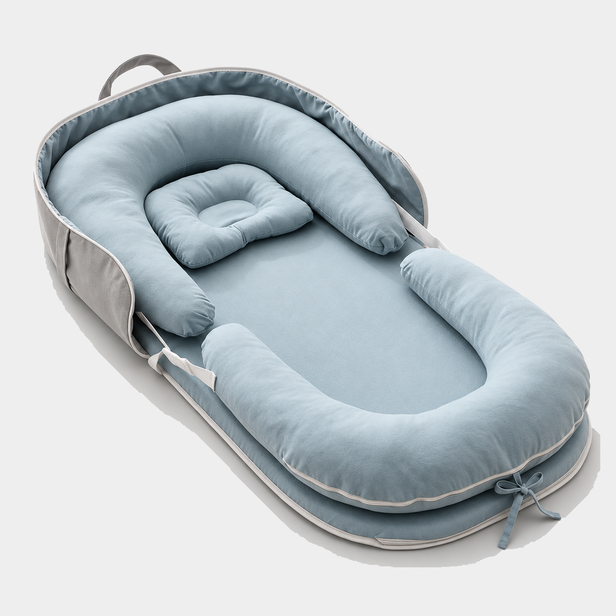 TravelNest 2.0 — Plain Blue, studio product view