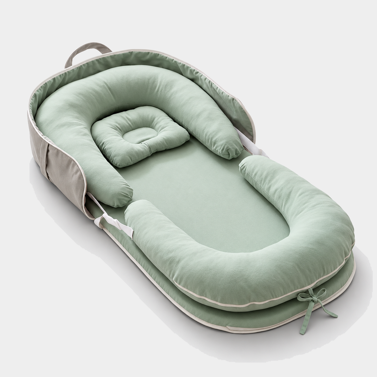 TravelNest 2.0 — Plain Green, studio product view