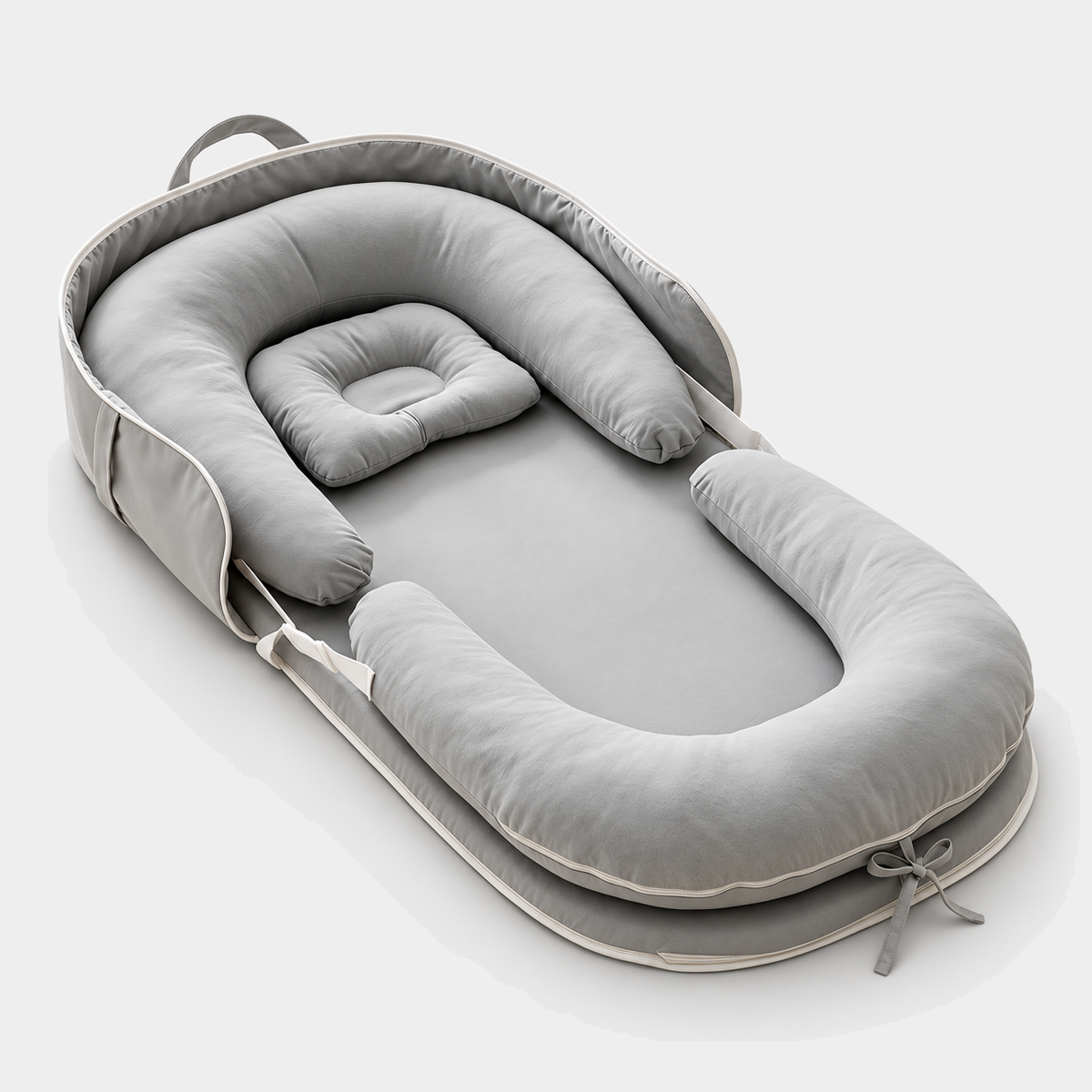 TravelNest 2.0 — Dusk Grey, studio product view