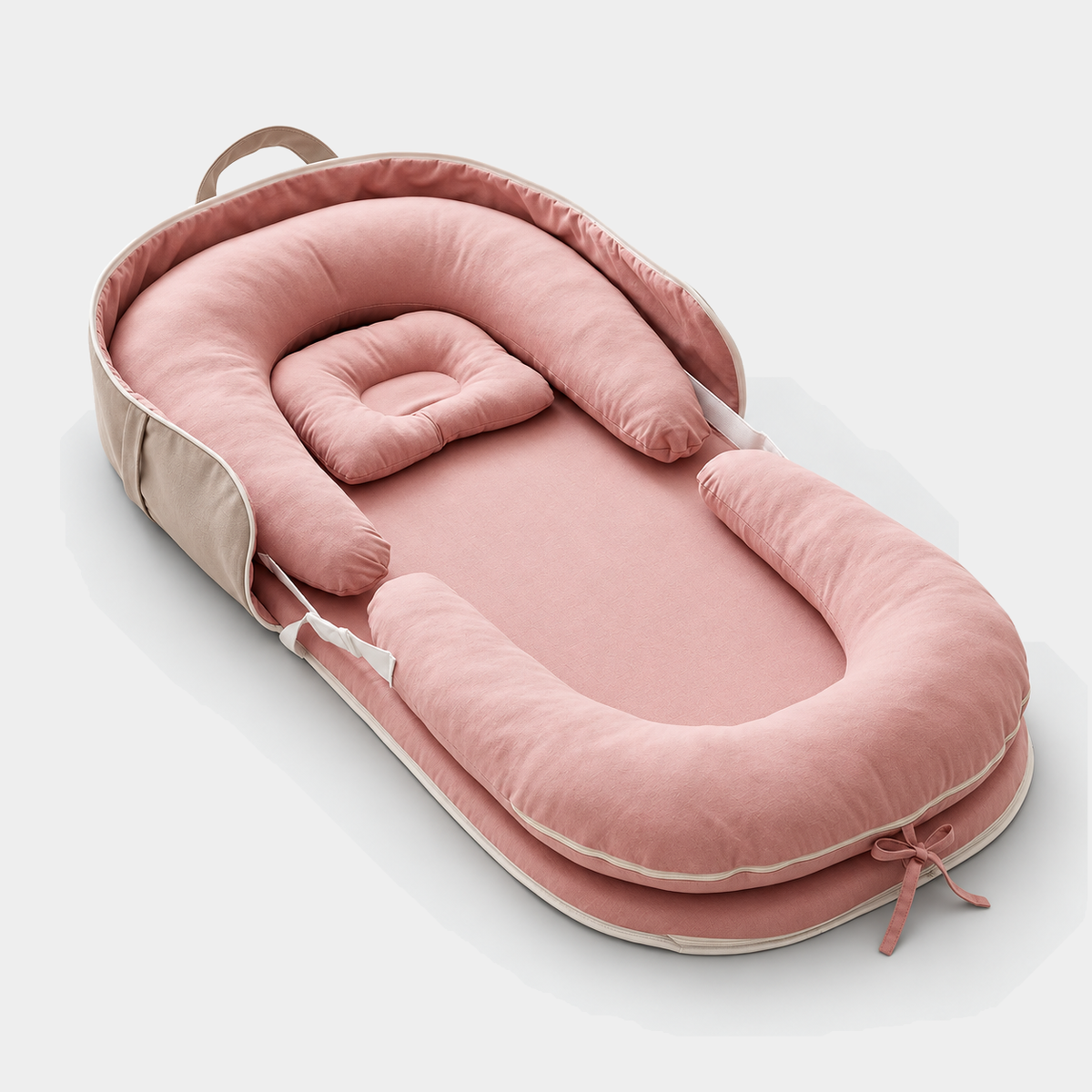 TravelNest 2.0 — Rose Sand, studio product view
