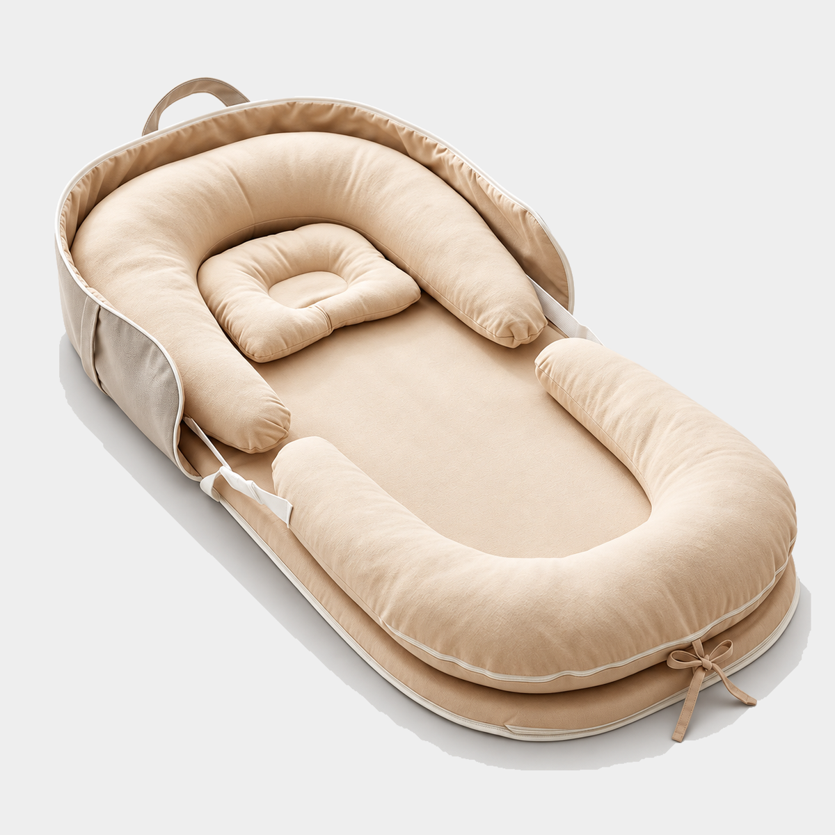 TravelNest 2.0 — Milk Taupe, studio product view