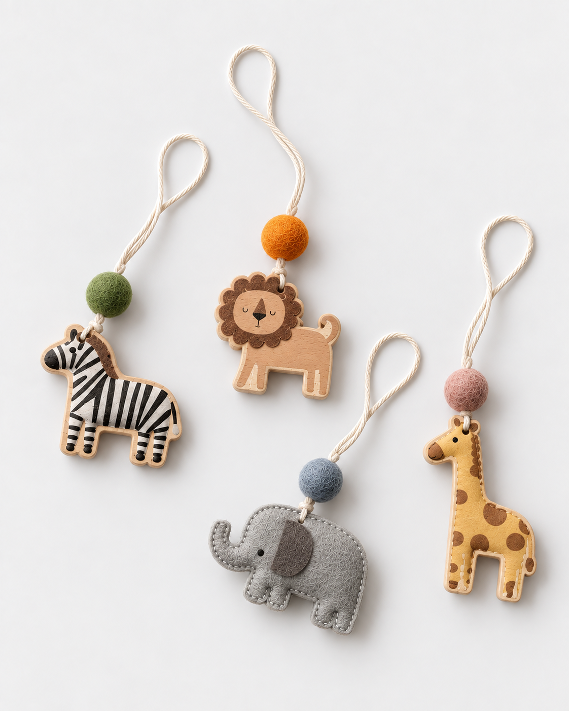 PerfectBaby Dream Arch Meadow Bloom toy set arranged on a light grey studio background