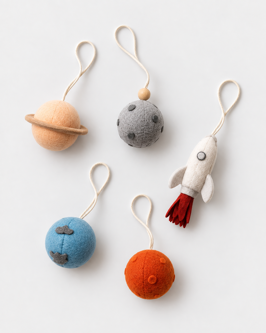 PerfectBaby Dream Arch Planet Journey toy set arranged on a light grey studio background