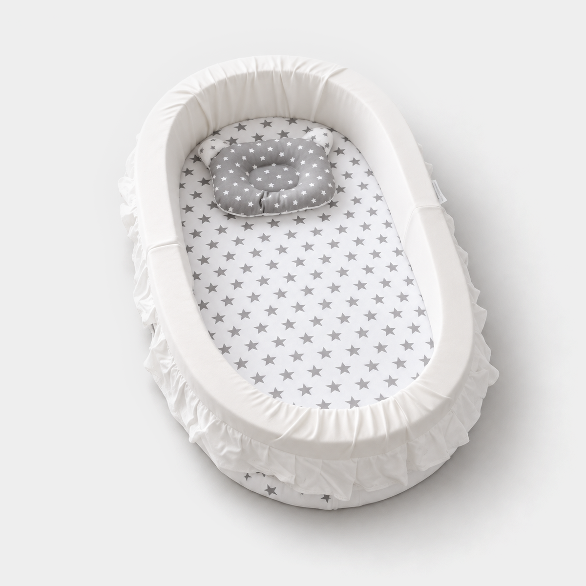 PerfectBaby™ DreamNest — Milk White, studio product view